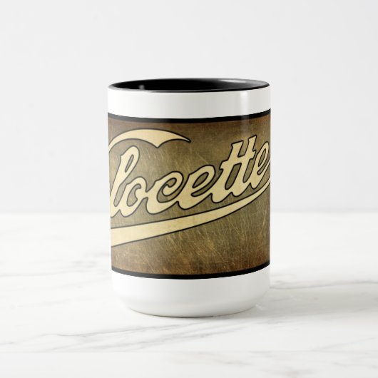 Velocette verwitterte Tasse (Zentrum)