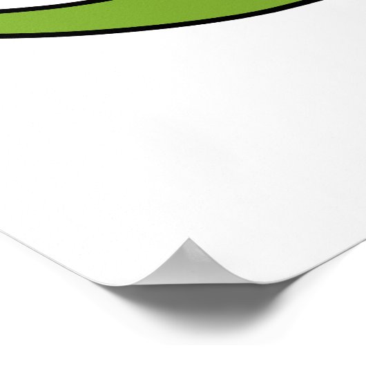 Veloci-Rapper Funny Dinosaur Pun Poster (Ecke)