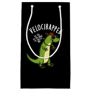 Veloci-Rapper Lustiger Dinosaurier Wortspiel Dunkl Kleine Geschenktüte