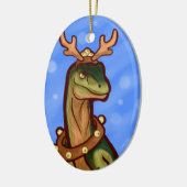 Veloci-Rentier Keramik Ornament (Links)