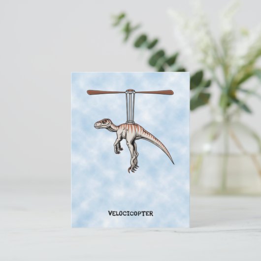 Velocicopter Postkarte (Stehend Vorderseite)