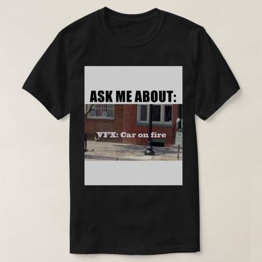 Velocipastor VFXcar on fire Classic T Shirt (Design vorne)