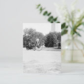 Velocipede und Motorrad Postkarte (Stehend Vorderseite)