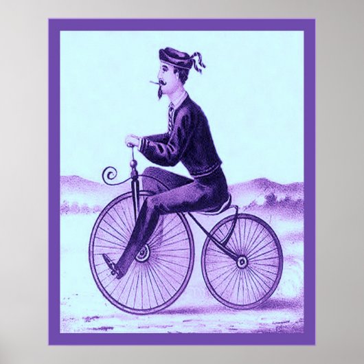 Velocipede ~ Vintages Tabaklabel Poster (Vorne)