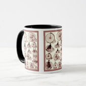 Velocipedes ~ Vintages Werbungs-Plakat Tasse (Vorderseite Links)