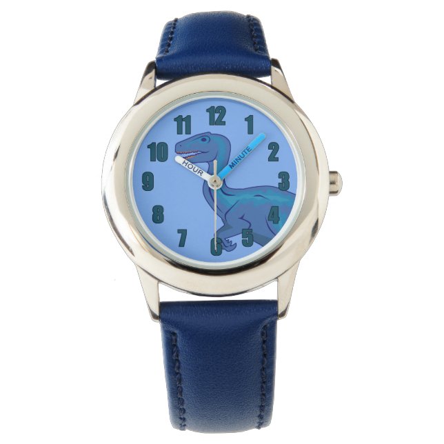 Velociraptor Armbanduhr (Vorderseite)