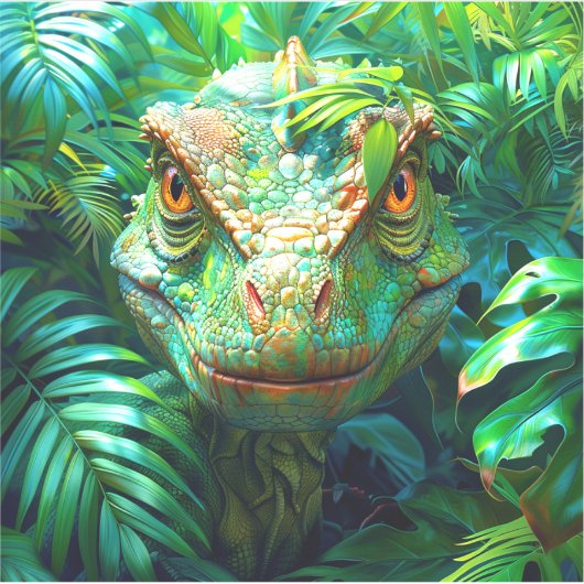 Velociraptor Aufkleber (Vorderseite)