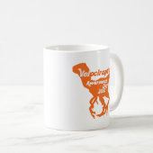 Velociraptor Awareness Day Kaffeetasse (VorderseiteRechts)