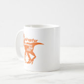 Velociraptor Awareness Day Kaffeetasse (Vorderseite Links)