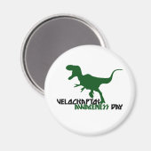 Velociraptor Awareness Day Magnet (Vorderseite/Rückseite)