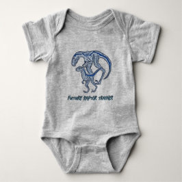 Velociraptor Dinosaur Baby Unisex Raptor Baby Strampler
