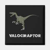 Velociraptor Dinosaur Magnet (Vorne)
