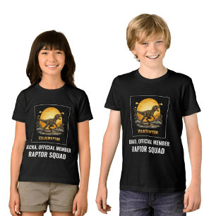 Velociraptor Dinosaur Prähistorisch Mond Tri-Blend Shirt