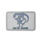 Velociraptor Dinosaur Raptor Trainer Bath Mat Badematte (Vorderseite)