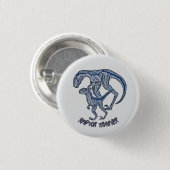 Velociraptor Dinosaur Raptor Trainer Button (Vorne & Hinten)