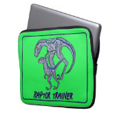 Velociraptor Dinosaur Raptor Trainer Laptopschutzhülle (Vorderseite Links)