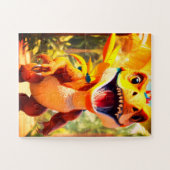 Velociraptor-Dinosaurier 30 große Teile Puzzle (Horizontal)