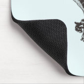 Velociraptor-Dinosaurier Mousepad (Ecke)