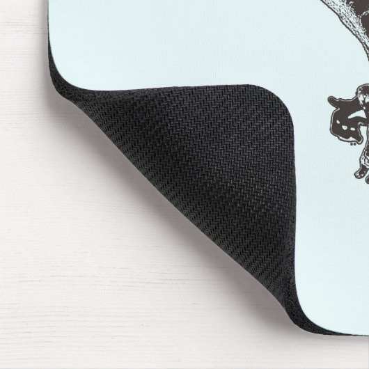 Velociraptor-Dinosaurier Mousepad (Ecke)