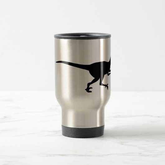 Velociraptor-Dinosaurier Reisebecher (Mittel)