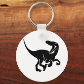 Velociraptor-Dinosaurier Schlüsselanhänger (Vorderseite)