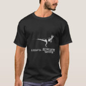 Velociraptor Distanceraptor Timeraptor Funny Physi T-Shirt (Vorderseite)