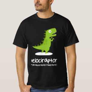 Velociraptor = DistanzRaptor über Zeitraffer T-Shirt
