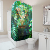 Velociraptor Duschvorhang (Beispiel)