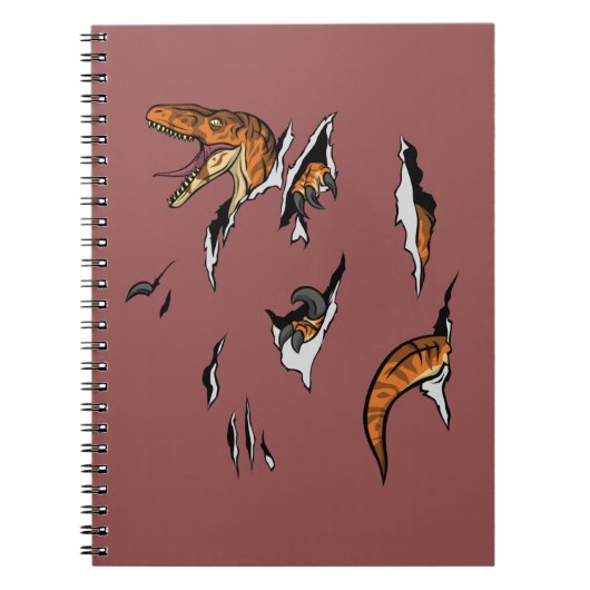 Velociraptor Escape Notizblock (Vorderseite)