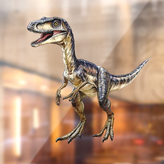 Velociraptor  fensteraufkleber (Blatt 2)