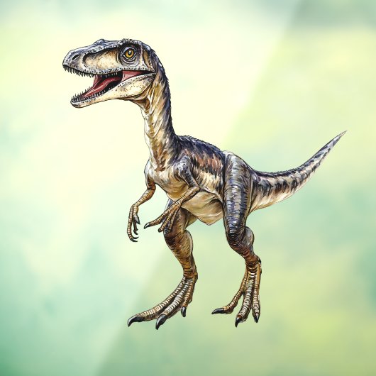 Velociraptor fensteraufkleber (Blatt 3)
