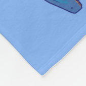 Velociraptor Fleecedecke (Ecke)