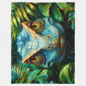 Velociraptor Fleecedecke (Vorderseite)