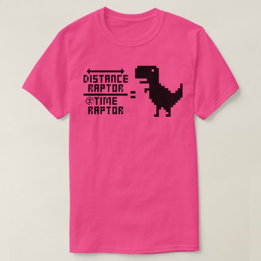 Velociraptor Funny Equation 3 T-Shirt (Design vorne)