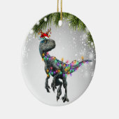 Velociraptor Geschenk für Dinosaurier Erwachsene K Keramik Ornament (Rechts)