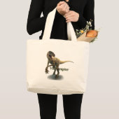 Velociraptor Jumbo Stoffbeutel (Vorderseite (Produkt))