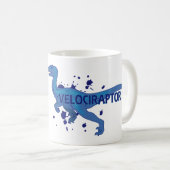 Velociraptor Kaffeetasse (VorderseiteRechts)