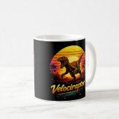Velociraptor Kaffeetasse (VorderseiteRechts)