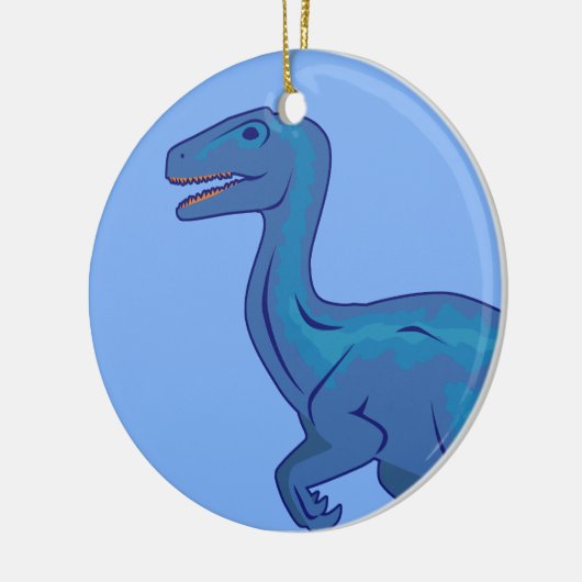 Velociraptor Keramikornament (Links)