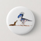 Velociraptor-Knopf Button (Vorderseite)
