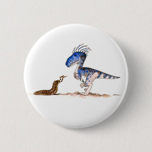 Velociraptor-Knopf Button