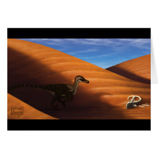 Velociraptor-leere Karte