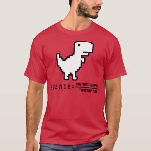 Velociraptor Lustige Gleichung 4 T-Shirt