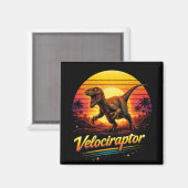 Velociraptor Magnet (Vorderseite/Rückseite)