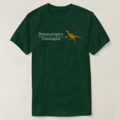 Velociraptor Math Funny Dinosaur Velocity FormelT T-Shirt (Design vorne)