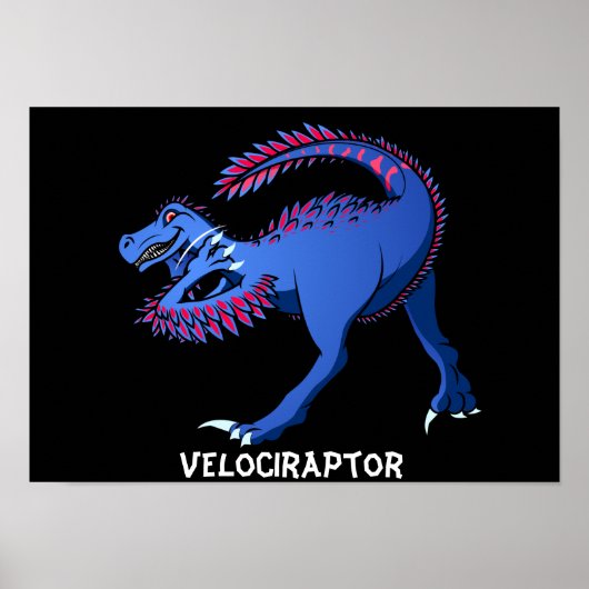 Velociraptor Poster (Vorne)
