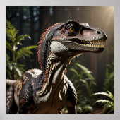 Velociraptor Poster (Vorne)