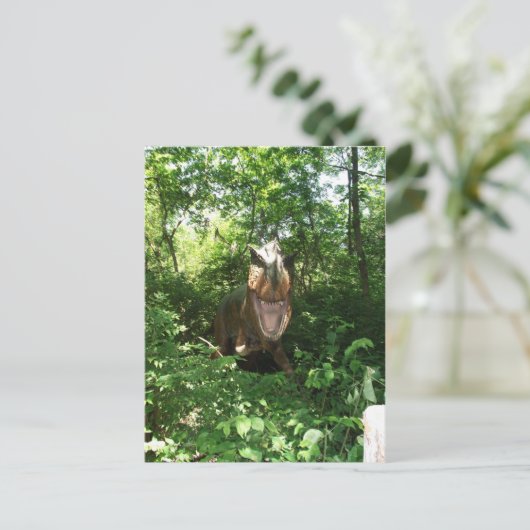 Velociraptor Postkarte (Stehend Vorderseite)