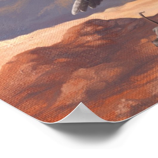 Velociraptor Print Poster (Ecke)