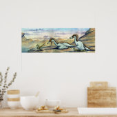 Velociraptor Print Poster (Küche)